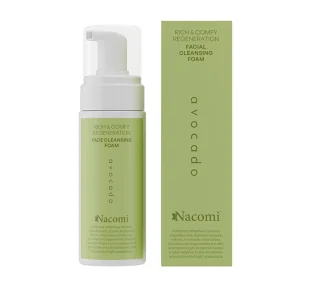 NACOMI Rich &amp; Comfy Regeneration Oczyszczająca Pianka Do Mycia Twarzy Awokado 150ml - Pianki do mycia twarzy - miniaturka - grafika 1