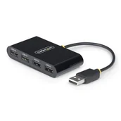 Huby USB - StarTech ST4200MINI2-USB-HUB huby i koncentratory USB 2.0 480 Mbit/s Czarny - miniaturka - grafika 1
