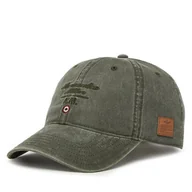 Czapki męskie - Czapka z daszkiem Aeronautica Militare 251HA1204CT2476 Zielony - miniaturka - grafika 1