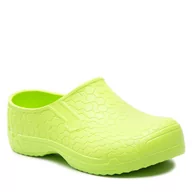 Klapki i japonki damskie - Klapki DRY WALKER - Hex Closed 151 Lemon Green - miniaturka - grafika 1
