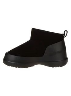 Moon Boot Skórzane botki "Luna Low" w kolorze czarnym - Botki damskie - miniaturka - grafika 1
