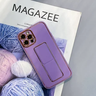 New Kickstand Case etui do iPhone 12 Pro z podstawką fioletowy - Etui i futerały do telefonów - miniaturka - grafika 3