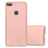 Etui i futerały do telefonów - Pokrowiec Do HTC Desire 12 PLUS Etui w METAL RÓŻOWE ZŁOTO Hard Case Cover Obudowa Ochronny Cadorabo - miniaturka - grafika 1