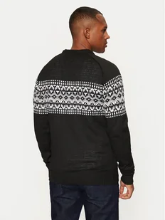 Brave Soul Sweter MK-517ERICKSON Czarny Regular Fit - Swetry męskie - miniaturka - grafika 1