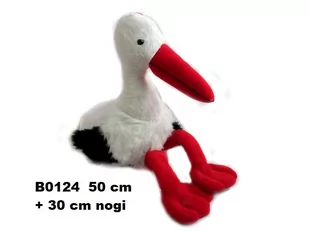 Sun-Day Bocian 80cm 132987 - Maskotki i pluszaki - miniaturka - grafika 1