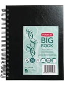 Szkolne artykuły papiernicze - Szkicownik Derwent w twardej oprawie na spirali A5,110g, 86 arkuszy - miniaturka - grafika 1