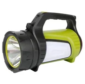 Latarki - Latarka LED SZPERACZ 10W 500lm akumulatorowa (4x18650- 8000mAh litowa) różne tryby świecenia, zasięg 500m, ładowana przez USB, powerbank IP44 IP44 GERMINA - miniaturka - grafika 1