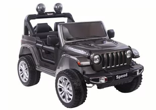 Pojazd Na Akumulator FT-938 Srebrny Lakierowany 4x4 LEAN CARS - Pojazdy elektryczne dla dzieci - miniaturka - grafika 1