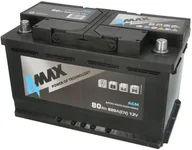 Ładowarki i akumulatory - Akumulator 4MAX 12V 80Ah/800A START&STOP AGM P+ biegun standardowy 315x175x190 B13 agm/rozruchowy - miniaturka - grafika 1