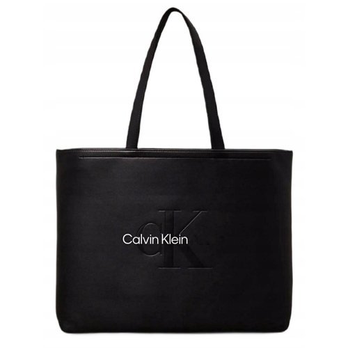 Torebka damska shopper Calvin Klein CK Sculpted Tote Czarna - LZ04K3066G-UB1