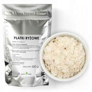 Płatki Ryżowe Naturalne Dieta 500G - Płatki śniadaniowe i musli - miniaturka - grafika 1