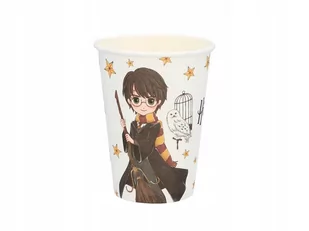 Kubeczki urodzinowe Harry Potter - 255 ml - 8 szt - Dekoracje i nakrycia stołu na imprezę - miniaturka - grafika 1