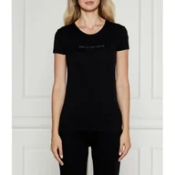 Koszulki i topy damskie - Emporio Armani T-shirt | Regular Fit - miniaturka - grafika 1