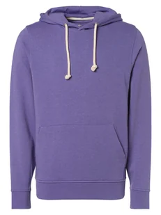 Nils Sundström Męska bluza z kapturem Mężczyźni Materiał dresowy lila jednolity, XL - Bluzy męskie - miniaturka - grafika 1