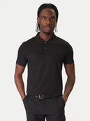 Koszulki męskie - Calvin Klein Polo LV04LC254G Czarny Slim Fit - miniaturka - grafika 1
