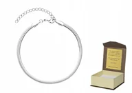 Bransoletki - Bransoletka SREBRO do CHARMS regulowana 18-22cm - miniaturka - grafika 1