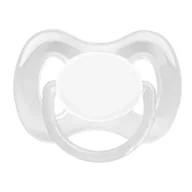Smoczki uspokajające - MININOR, Smoczek uspokajający, anatomiczny, Biały, 6m+ - miniaturka - grafika 1