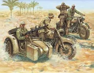 Zabawki zdalnie sterowane - Italeri WWII GerMAN Motorcycles MI-6121 - miniaturka - grafika 1