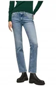 Spodnie damskie - PEPE JEANS SPODNIE NIEBIESKIE JEANSOWE 31/32 P9K - miniaturka - grafika 1