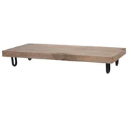 Tace i patery - Home Styling Collection Deska do serwowania przekąsek z drewna mango 18 x 40 cm A44321800 - miniaturka - grafika 1