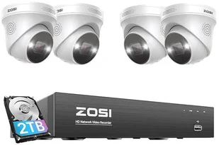 Zestaw czterech kamer IP ZOSI C225 WiFi 5MP - Zestawy do monitoringu - miniaturka - grafika 1