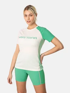 KARI TRAA Koszulka sportowa "Ella" w kolorze jasnoróżowo-zielono-kremowym - Koszulki sportowe damskie - miniaturka - grafika 1