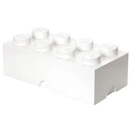 Pudła i pojemniki do przechowywania - Room Copenhagen LEGO pojemnik 8 pudło pudełko na zabawki klocki 50 cm biały 40041735 - miniaturka - grafika 1