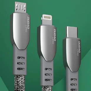 Dudao kabel pleciony USB - micro USB 5 A 1 m szary (L3PROM gray) - Kable USB - miniaturka - grafika 5