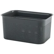 Koszyki łazienkowe - Rotho Brisen pojemnik łazienkowy 4,5 l antracyt 1023708853 - miniaturka - grafika 1