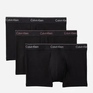 Zestaw męskich bokserek 3 szt Calvin Klein 000NB4076A-Q6A S Czarny (8720639724178) - Majtki męskie - miniaturka - grafika 1