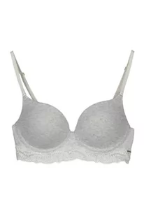 Gorgeous Biustonosz Push up Bawełna Szary, Szary, 95C - Biustonosze - miniaturka - grafika 1