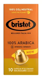 KAPSUŁKI DO NESPRESSO BRISTOT 100% ARABICA 10SZT. - Kawa w kapsułkach i saszetkach - miniaturka - grafika 1