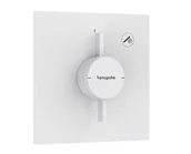 Baterie wannowe i prysznicowe - Hansgrohe DuoTurn E - Bateria prysznicowa podtynkowa, biały mat 75617700 - miniaturka - grafika 1