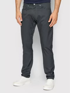 Spodnie męskie - Carhartt WIP Spodnie materiałowe Vicious I016071 Szary Regular Fit - grafika 1
