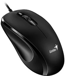 Genius DX-101, czarna, optyczna, 1200DPI - Myszki - miniaturka - grafika 1