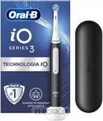 Szczoteczki do zębów dla dzieci - Oral-B iO Series 3 Matt Black z etui podróżnym - miniaturka - grafika 1
