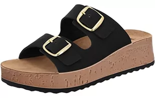 Rohde klapki damskie Cortona 6212, rozmiar:37 EU, kolor:Czarny - Klapki i japonki damskie - miniaturka - grafika 1