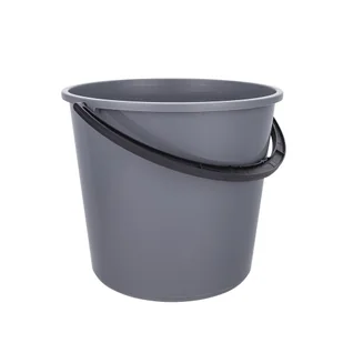 Wiadro Z Uchwytem Plastikowym 5l Szare Lumarko! - Miotły, szufle, mopy - miniaturka - grafika 3