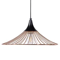 Lampy sufitowe - Beliani Lampa wisząca miedź giona (67817) - miniaturka - grafika 1