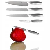 Noże kuchenne - KOMPLET ZESTAW PROFESJONALNYCH NOŻY KUCHENNYCH ZE STALI NIERDZEWNEJ 5 sztuk - miniaturka - grafika 1