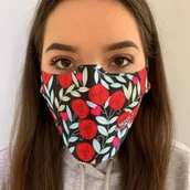 Maseczki ochronne i antywirusowe - MASECZKA KAMUFLAŻ ROSE Rozmiar M - miniaturka - grafika 1