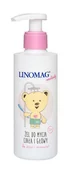 Kosmetyki kąpielowe dla dzieci - Ziołolek Linomag żel do mycia ciała i głowy 400 ml - miniaturka - grafika 1