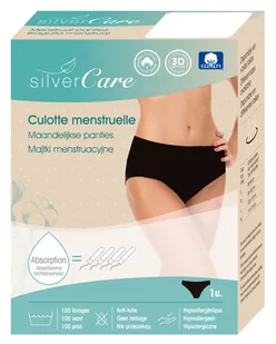Silver Care, Majtki Menstruacyjne Rozmiar M (94- 102cm) 100% Certyfikowanej Bawełny Organicznej, 1 Szt. - Pieluchy dla dorosłych - miniaturka - grafika 1