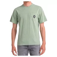 Koszulki męskie - Replay Męski T-shirt M6153, 634 Oregon Green, XXL - miniaturka - grafika 1