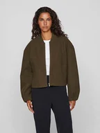 Kurtki damskie - Vila Kurtka w kolorze khaki - miniaturka - grafika 1