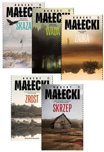 Pakiet Bernard Gross. Tomy 1-5 Skaza, Wada, Zadra, Zrost, Skrzep - Robert Małecki - książka - Kryminały - miniaturka - grafika 1