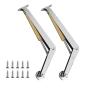 Zawiasy, okucia i inne akcesoria - (195×118×47mm) Zestaw 2 sprężyn gazowych 200 N/PC - Zawiasy z cichym domykiem - Do klap, mat tatami, skrzynek na zabawki - Szafek wiszących - miniaturka - grafika 1