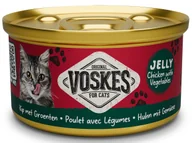Mokra karma dla kotów - VOSKES Kurczak z Warzywami w galaretce 85g - miniaturka - grafika 1
