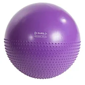 Piłki do ćwiczeń - Piłka gimnastyczna HMS YB03N Fioletowy (55 cm) - miniaturka - grafika 1