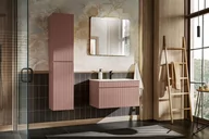 Meble łazienkowe - Zestaw mebli łazienkowych, 5 elementów, Iconic, różowy, mat - miniaturka - grafika 1
